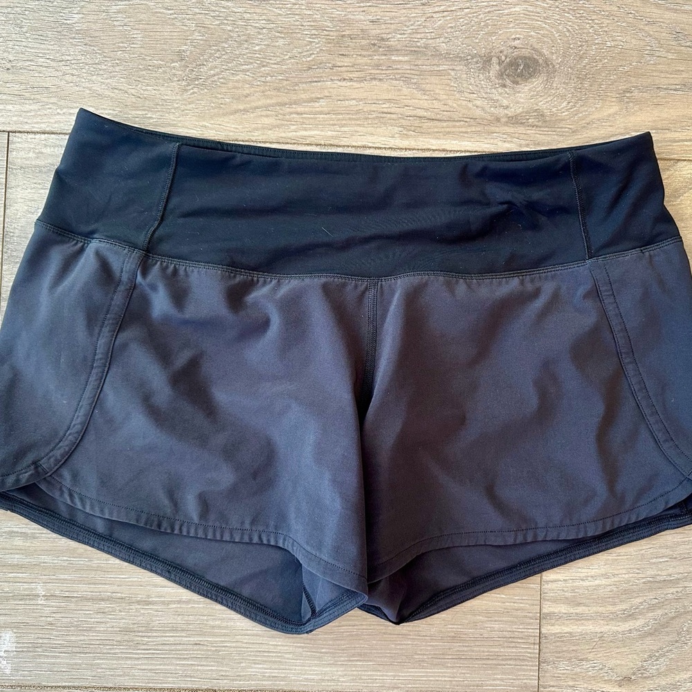 Lululemon Black 4” Running Shorts